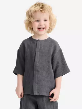 Рубашка детская HAPPY BABY, Серый