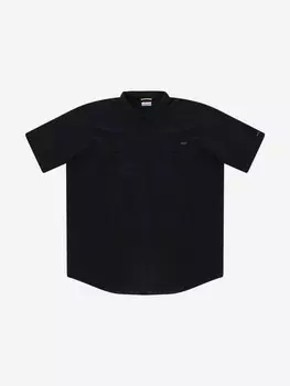 Рубашка мужская Columbia Silver Ridge Lite Short Sleeve Shirt, Plus Size, Черный