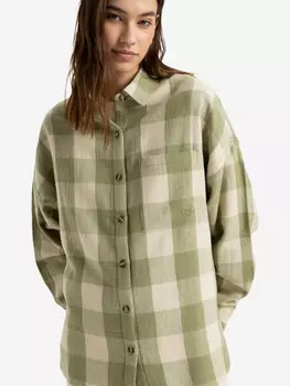 Рубашка с длинным рукавом женская Roxy Letsgetaway (Gld2), Зеленый