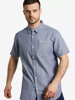 Рубашка с коротким рукавом мужская Columbia Rapid Rivers Novelty Short Sleeve, Синий