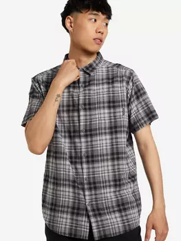 Рубашка с коротким рукавом мужская Columbia Under Exposure YD Short Sleeve Shirt, Серый