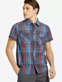 Рубашка с коротким рукавом мужская Outventure, Синий, размер 50