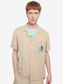 Рубашка с коротким рукавом мужская Protest, Бежевый