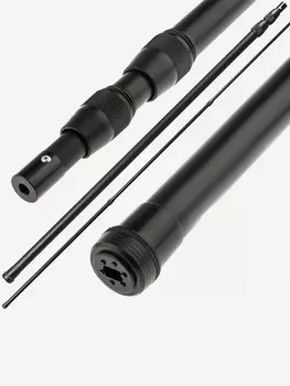 Ручка для подсачека Akara регулируемая длина 300 см черная, Мультицвет