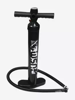 Ручной насос USM COMPANY со встроенным манометром, 2-х клапанный, Черный