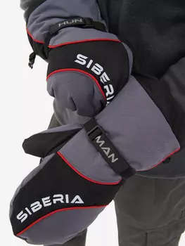 Рукавицы Huntsman Siberia мужские зимние утепленные мембранные, Серый