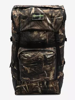 Рюкзак мужской туристический Huntsman Кодар для спорта, охоты, рыбалки и путешествий объемом 50 литров, ткань Оксфорд рипстоп, Зеленый