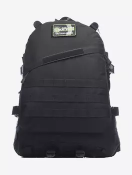 Рюкзак мужской туристический Huntsman RU 010 для спорта, охоты, рыбалки и путешествий объемом 45 литров, ткань Оксфорд, Черный