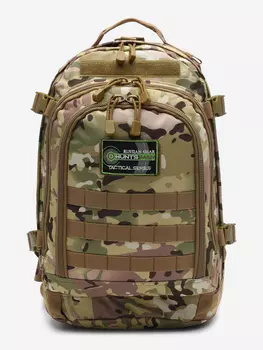 Рюкзак мужской туристический Huntsman RU 051 для спорта, охоты, рыбалки и путешествий объемом 40 литров, ткань Оксфорд, Бежевый