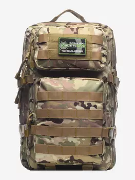 Рюкзак мужской туристический Huntsman RU 064 для спорта, охоты, рыбалки и путешествий объемом 35 литров, ткань Оксфорд, Бежевый