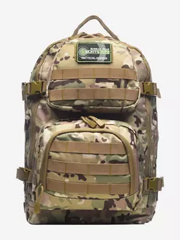 Рюкзак мужской туристический Huntsman RU 880 для спорта, охоты, рыбалки и путешествий объемом 40 литров, ткань Оксфорд, Бежевый