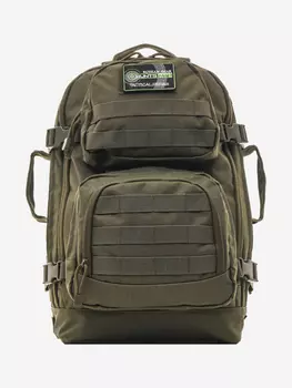 Рюкзак мужской туристический Huntsman RU 880 для спорта, охоты, рыбалки и путешествий объемом 40 литров, ткань Оксфорд, Коричневый