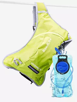 Рюкзак с гидросистемой RoadLike Hydro Camping, салатовый, Зеленый