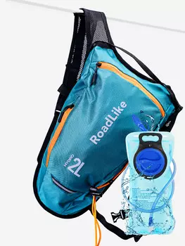 Рюкзак с гидросистемой RoadLike Hydro Sport, зеленый, Зеленый