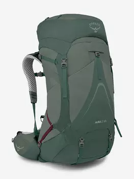 Рюкзак женский Osprey Aura AG LT, 65 л, Зеленый