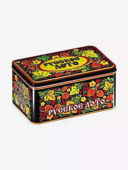 Игра настольная в жестяной коробке, Нескучные игры, Лото, Мультицвет