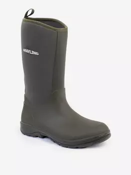 Сапоги Рыбацкие неопреновые мужские GRAYLING Poseidon(Посейдон), хаки, Зеленый