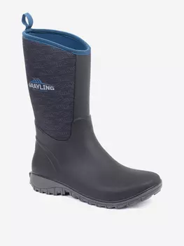 Сапоги Рыбацкие женские GRAYLING Sirena(Сирена), cерый/синий, Серый