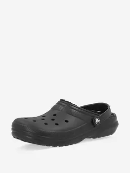 Сабо детские Crocs Classic Lined, Черный