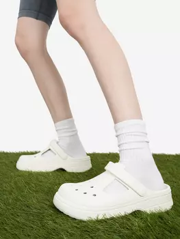 Сабо для девочек Crocs Classic Mary Jane, Серый