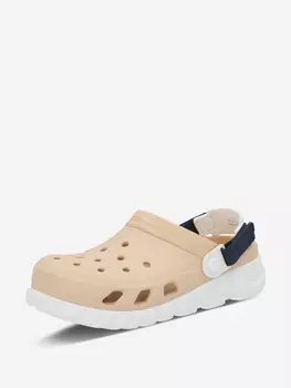 Сабо женские Crocs Duet Max II, Бежевый