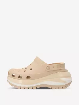 Сабо женские Crocs Mega Crush Clog, Бежевый