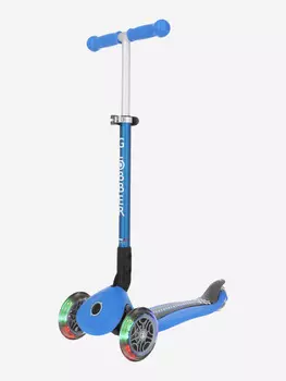 Самокат 3-х колесный детский Globber Primo Foldable Fantasy Lights, Синий