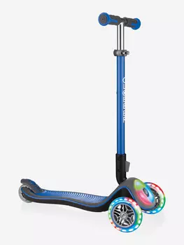 Самокат Globber ELITE DELUXE FLASH LIGHTS, Синий