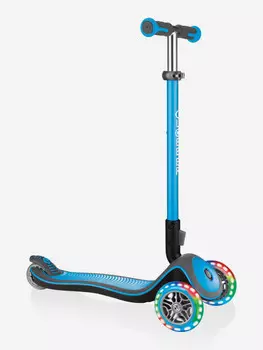Самокат Globber ELITE DELUXE LIGHTS, Голубой