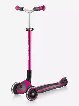 Самокат Globber MASTER LIGHTS, Розовый