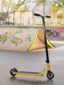 Самокат Grit Elite 5, 110 мм, Желтый