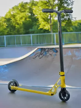 Самокат Grit Fluxx, 110 мм, Желтый
