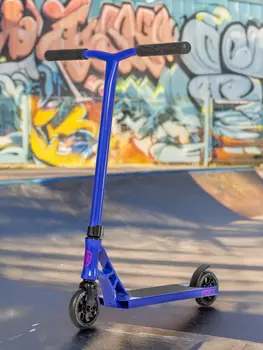 Самокат Grit Fluxx Mini, 110 мм, Синий