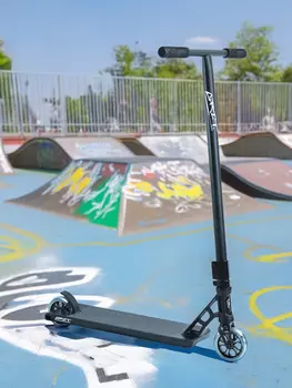 Самокат Grit Invader 6, 110 мм, Черный