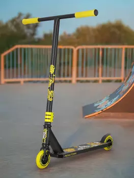 Самокат Reaction Stunt 1.3 alt, Черный