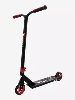 Самокат трюковый Y-SCOO FLY 120 mm black red, Черный