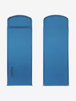 Самонадувающиеся коврик WELLAX MAT, синий 195x71x7,5 см, Серый