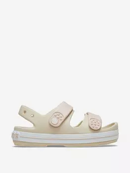 Сандалии для девочек Crocs Crocband Cruiser, Бежевый