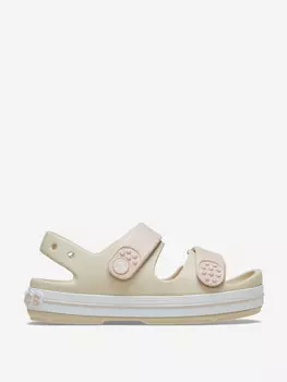 Сандалии для девочек Crocs Crocband Cruiser, Бежевый