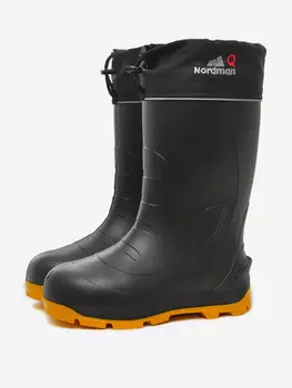 Сапоги мужские Nordman Quaddro с защищенной подошвой ТЭП c шипами и флисовым вкладышем до -70 С, Черный