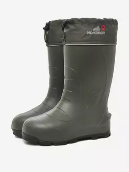 Сапоги мужские Nordman Quaddro с защищенной подошвой ТЭП и меховым вкладышем до -50С, Зеленый