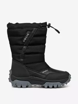 Сапоги утепленные для мальчиков Geox J Himalaya B.B ABX A, Черный