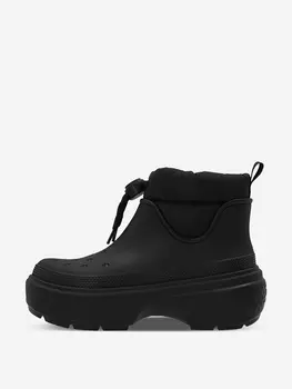Сапоги утепленные женские Crocs Stomp Puff Boot, Черный
