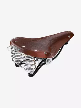 Седло кожаное brooks B66 A.Brown (B281HS0A07205), Коричневый
