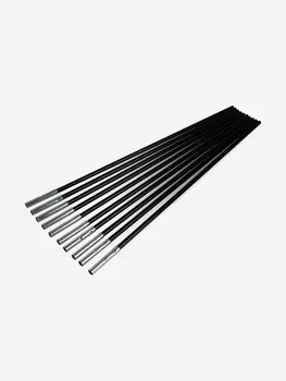 Сегменты дуг для палаток Следопыт, фибергласс, диаметр 11 мм, длина 58 см (уп. 10 шт)., Черный