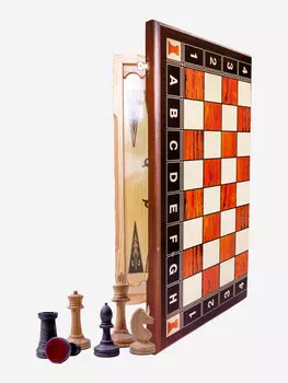 Шахматы 3 в 1 деревянные, Мультицвет