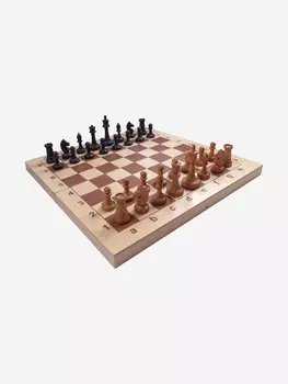 Шахматы деревянные, Бежевый