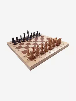 Шахматы деревянные, Бежевый