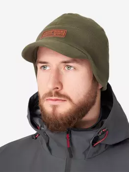 Шапка Alaskan STAR флисовая хаки windstopper, Зеленый