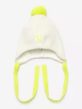 Шапка демисезонная детская ORSO BIANCO, Белый